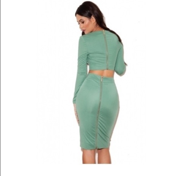 House of CB Other - House of CB sage green 2 piece set